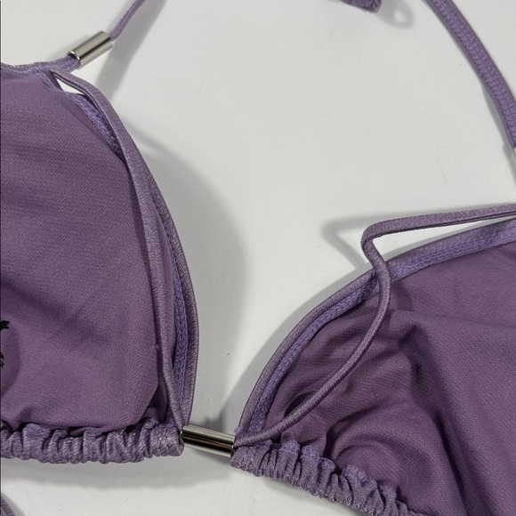 Orchid Shimmer Triangle Bikini Top - Heat - Picture 5 of 6